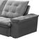 Sofá Retrátil Reclinável Para Sala 3 Lugares 210cm Nijma F04 Veludo Cinza Claro - Lyam Decor