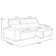 Sofá Retrátil Reclinável Para Sala 3 Lugares 205cm Ricci F04 Linho Bege - Lyam Decor