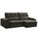 Sofá Retrátil Reclinável Para Sala 3 Lugares 210cm Zayn F04 Veludo Marrom Escuro - Lyam Decor