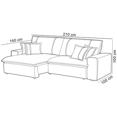 Sofá Retrátil Reclinável Para Sala 3 Lugares 210cm Varsov F04 Veludo Marrom Claro - Lyam Decor