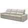 Sofá Retrátil Reclinável Para Sala 3 Lugares 230cm Aires F04 Veludo Bege - Lyam Decor