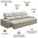 Sofá Retrátil Reclinável Para Sala 3 Lugares 230cm Aires F04 Veludo Bege - Lyam Decor