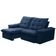 Sofá Retrátil Reclinável Para Sala 3 Lugares 230cm Nijma F04 Veludo Azul - Lyam Decor