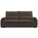 Sofá Retrátil Reclinável Para Sala 3 Lugares 225cm Ricci F04 Veludo Marrom - Lyam Decor