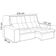 Sofá Retrátil Reclinável Para Sala 3 Lugares 230cm Vincent F04 Veludo Marrom Escuro - Lyam Decor