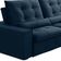 Sofá Retrátil Reclinável Para Sala 3 Lugares 230cm Curie F04 Veludo Azul - Lyam Decor