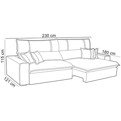 Sofá Retrátil Reclinável Para Sala 3 Lugares 230cm Aisha F04 Veludo Cinza Escuro - Lyam Decor