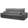 Sofá Retrátil Reclinável Para Sala 3 Lugares 230cm Aisha F04 Veludo Cinza Escuro - Lyam Decor