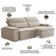 Sofá Retrátil Reclinável Para Sala 3 Lugares 245cm Ricci F04 Linho Bege - Lyam Decor