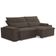 Sofá Retrátil Reclinável Para Sala 3 Lugares 245cm Ricci F04 Veludo Marrom - Lyam Decor