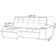 Sofá Retrátil Reclinável Para Sala 3 Lugares 250cm Zayn F04 Veludo Marrom Escuro - Lyam Decor