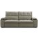 Sofá Retrátil Reclinável Para Sala 3 Lugares 210cm Zayn F04 Veludo Marrom Claro - Lyam Decor