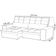 Sofá Retrátil Reclinável Para Sala 3 Lugares 210cm Asaph F04 Veludo Marrom - Lyam Decor