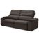 Sofá Retrátil Reclinável Para Sala 3 Lugares 210cm Nour F04 Veludo Marrom Escuro - Lyam Decor