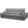 Sofá Retrátil Reclinável Para Sala 3 Lugares 210cm Aisha F04 Veludo Cinza Claro - Lyam Decor