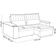 Sofá Retrátil Reclinável 3 Lugares Sala de Estar 210cm Hilst F04 Linho Bege - Lyam Decor