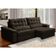 Sofá Retrátil Reclinável Para Sala 4 Lugares 290cm Maresi F04 Veludo Marrom Escuro - Lyam Decor