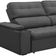 Sofá Retrátil Reclinável Para Sala 3 Lugares 230cm Nour F04 Veludo Cinza Escuro - Lyam Decor