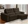Sofá Retrátil Reclinável Para Sala 3 Lugares 230cm Maresi F04 Veludo Marrom Escuro - Lyam Decor