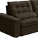 Sofá Retrátil Reclinável Para Sala 3 Lugares 230cm Maresi F04 Veludo Marrom Escuro - Lyam Decor