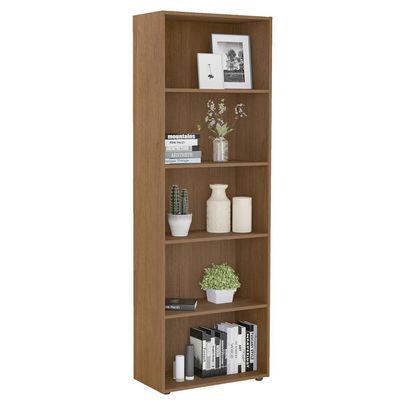 Estante Livreiro 5 Prateleiras 180x60 Cm Arly Cinamomo