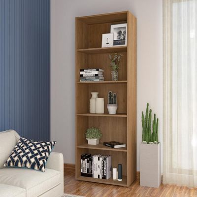 Estante Livreiro 5 Prateleiras 180x60 Cm Arly Cinamomo