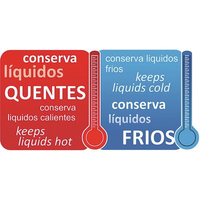 Garrafa Térmica de Pressão 1L Termolar Lumina Premium Prata Prata
