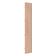 Porta Para Roupeiro Canto Individual 40cm Champagne Cumaru