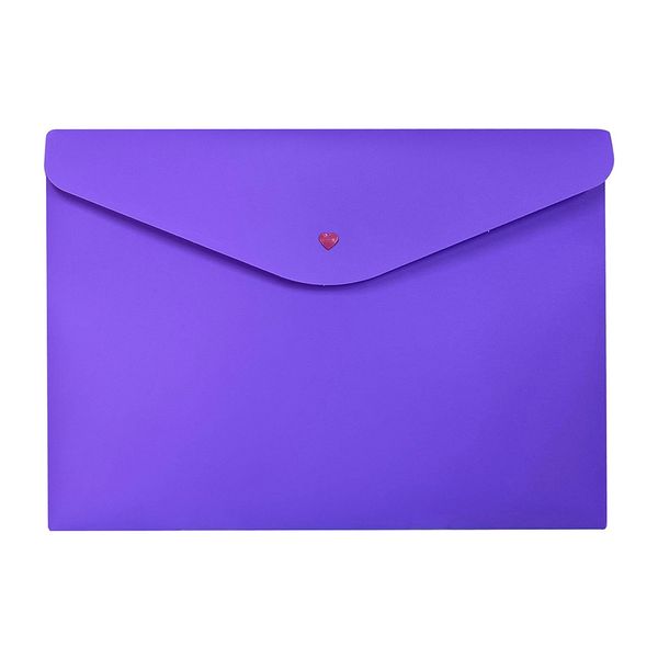 Envelope A4 Dello com Botão Full Color Roxo