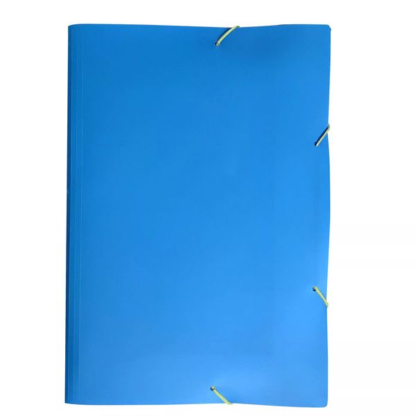 Pasta Aba Elástico Dello A4 Full Color Azul Pasta Aba Elástico Dello A4 Full Color Azul
