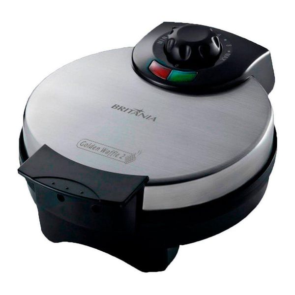 Máquina De Waffle Golden Britânia Preto 220v 220