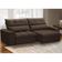 Sofá Retrátil Reclinável Para Sala 3 Lugares 250cm Asaph F04 Veludo Marrom - Lyam Decor