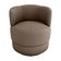 Poltrona Giratória Para Descanço Com Base De Metal Marselha Matrix Boucle Marrom