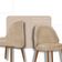 Conjunto Suíça Com 2 Cadeiras Madeira Moderna Mobília Milano Imbuia Natural