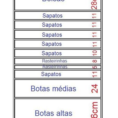 Sapateira 100 Pares + Sapateira 50 Pares com Espelhos