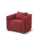 Poltrona Decorativa Helena Suede Bordo - Inova Decorações
