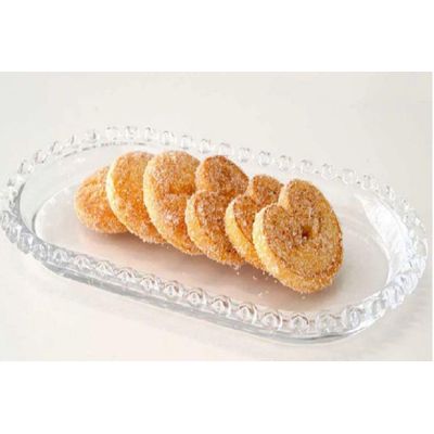 Travessa Cristal Coração Lyor 25x13x2.5 cm