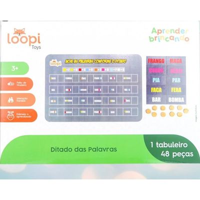 Ditado das Palavras Surdos e Sonoros - T0003 - Loopi Toys