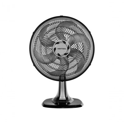 Ventilador De Mesa Ventisol Turbo 6 40cm Preto Cinza 110V