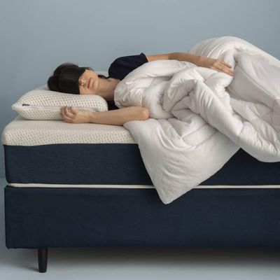 Colchão Casal Mola Ensacada Guldi Original Macio II (25x138x188) Azul e Branco