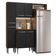 Armário De Cozinha Compacta 156 Cm Emilly Madesa 03 Rustic/Preto
