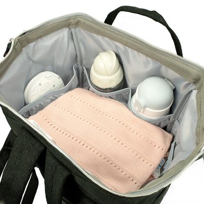 Mochila Maternidade Unissex Cinza Chumbo - Pimpolho Chumbo