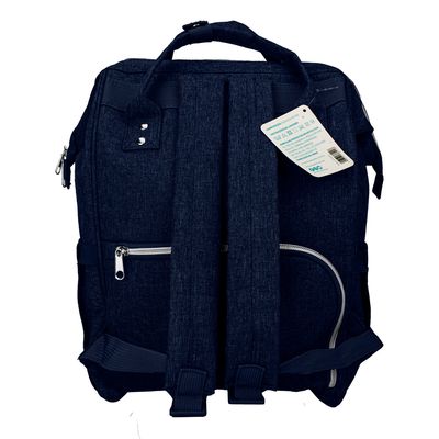 Mochila Maternidade Unissex Cinza Chumbo - Pimpolho Chumbo