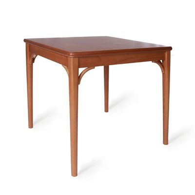 Mesa De Jantar Fine Quadrada Cor Imbuia Verniz