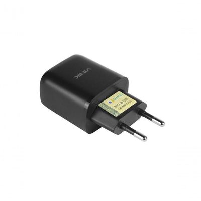 Carregador De Parede 20w Com 1 Saida Tipo C 12v - Preto