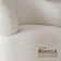 Conjunto 2 Poltronas Orgânica Atemporal Base Giratória Eloah Bouclé Italiano Off White