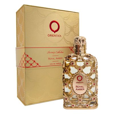 Royal Amber Orientica Luxury Eau de Parfum Feminino 80ml Árabe Importado 80ml