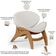 Kit 2 Poltronas Decorativa Orgânica Sala Living Kadosh L02 Bouclê Cru- Lyam Decor