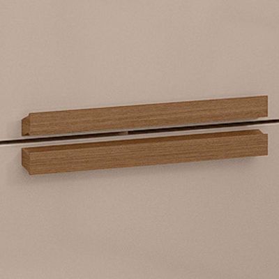 Mesa De Cabeceira Dhara 2 Gavetas 51 Cm Carvalho Fendi Moval Carvalho Fendi