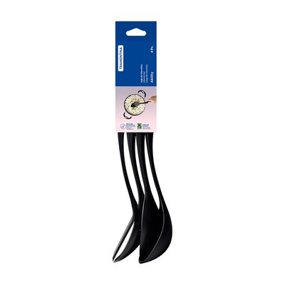 Conjunto de Utensílios Nylon 4 Peças Tramontina Ability 25199/001 Preto